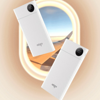 aigo 爱国者 F10000 移动电源 白色 10000mAh Type-C/Micro-B 10.5W快充