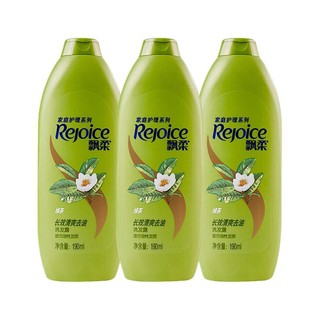rejoice 飘柔 家庭护理系列绿茶长效清爽去油洗发露 190ml*3