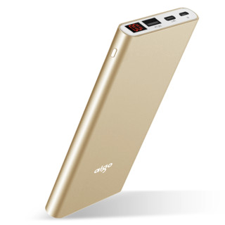 aigo 爱国者 N1 移动电源 金色 10000mAh Type-C/Micro-B 10.5W 快充