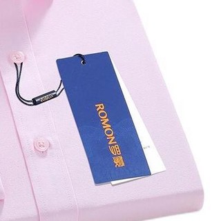 ROMON 罗蒙 男士长袖衬衫 001 粉色 38
