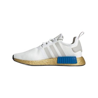 adidas ORIGINALS Nmd_R1 男子休闲运动鞋 FV3642 亮白/一度灰/丰盈红/丰盈蓝 42