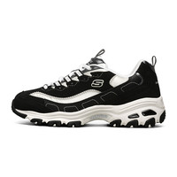 SKECHERS 斯凯奇 D'lites 1.0 女子休闲运动鞋 149463/BKW 黑色/白色 37