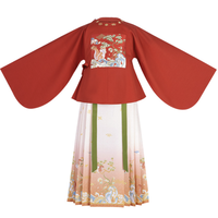 重回汉唐 玉鼠送瑞 明制女童套装 拜年服 HYT8068