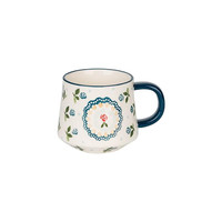 摩登主妇 蓝花陶瓷杯 450ml