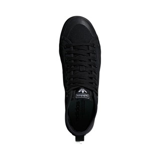 adidas ORIGINALS Nizza Hi 中性运动帆布鞋 B41651 黑色 42