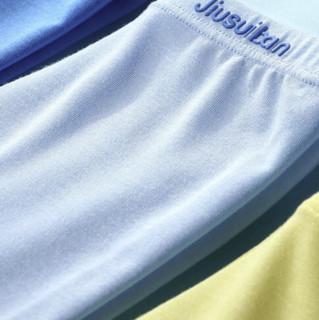 Jiusuiban 久岁伴 JDD6035H 男童平角内裤 组合1 3条装 浅黄+浅蓝+蓝色 170cm