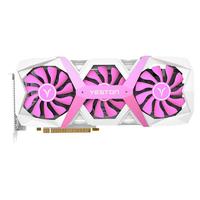 yeston 盈通 RX 5700 XT 8G D6 游戏高手 显卡 8GB 粉白色