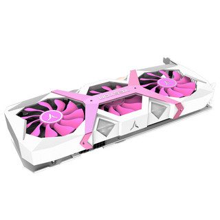 yeston 盈通 RX 5700 XT 8G D6 游戏高手 显卡 8GB 粉白色