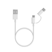 ZMI AL511 Type-C/Micro-B 18W 数据线 TPE 0.3m 白色