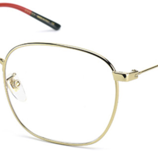GUCCI 古驰&ZEISS 蔡司 GG06810 金色金属眼镜框+1.67折射率 防蓝光镜片