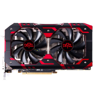 DATALAND 迪兰 DEVIL RX 590 8G 显卡 8GB 黑红色