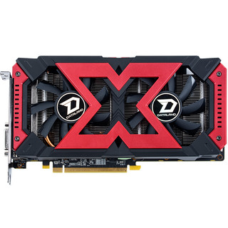 DATALAND 迪兰 RX 580 2048SP 8G X-Serial 战将 显卡 8GB 黑红色