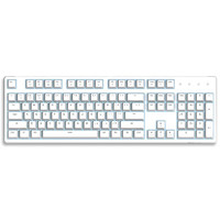 ROYAL KLUDGE G987 104键 有线机械键盘 白色 Cherry红轴 单光