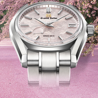 Grand Seiko 冠蓝狮 春·花筏 男士自动机械表 SBGA413G