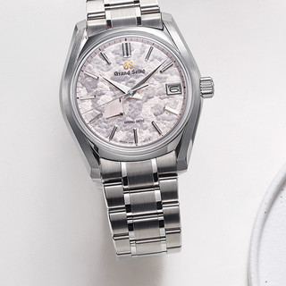 Grand Seiko 冠蓝狮 春·花筏 男士自动机械表 SBGA413G