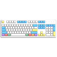 ROYAL KLUDGE G987 104键 有线机械键盘 粉笔 Cherry茶轴 单光