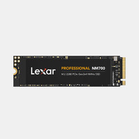 Lexar 雷克沙 NVMe高速固态硬盘 NM700 256G：读速3500MB/S，写速1200MB/S