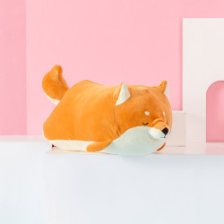 miniso名创优品毛绒公仔生日礼物柴犬系列q版毛绒公仔黄色