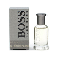 HUGO BOSS 同名自信男士香水5mlQ版中样EDT 自然清新持久留香