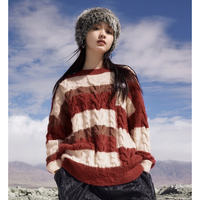 PEACEBIRD 太平鸟 女士条纹毛衣 A7EEB485616