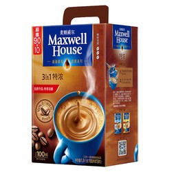 Maxwell House 麦斯威尔 三合一即速溶特浓咖啡粉  1300g礼盒装