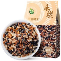 PLUS会员：HE YU 禾煜 三色糙米1kg