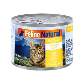 88VIP：K9Natural 宠源新 新西兰进口全价无谷湿粮成幼猫营养主食k9猫罐头170g*6 1件装