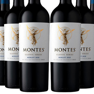 MONTES 蒙特斯 天使系列空加瓜古梅洛干型红葡萄酒 6瓶*750ml套装