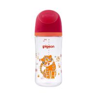 Pigeon 贝亲 自然实感第3代系列 PL425 玻璃彩绘奶瓶 虎年限量版 240ml 家有萌虎 M 3月+