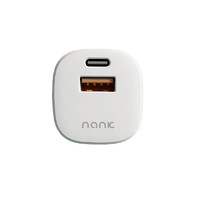 NANK 南卡 C2 手机充电器 USB-A/Type-C 20W 极地白