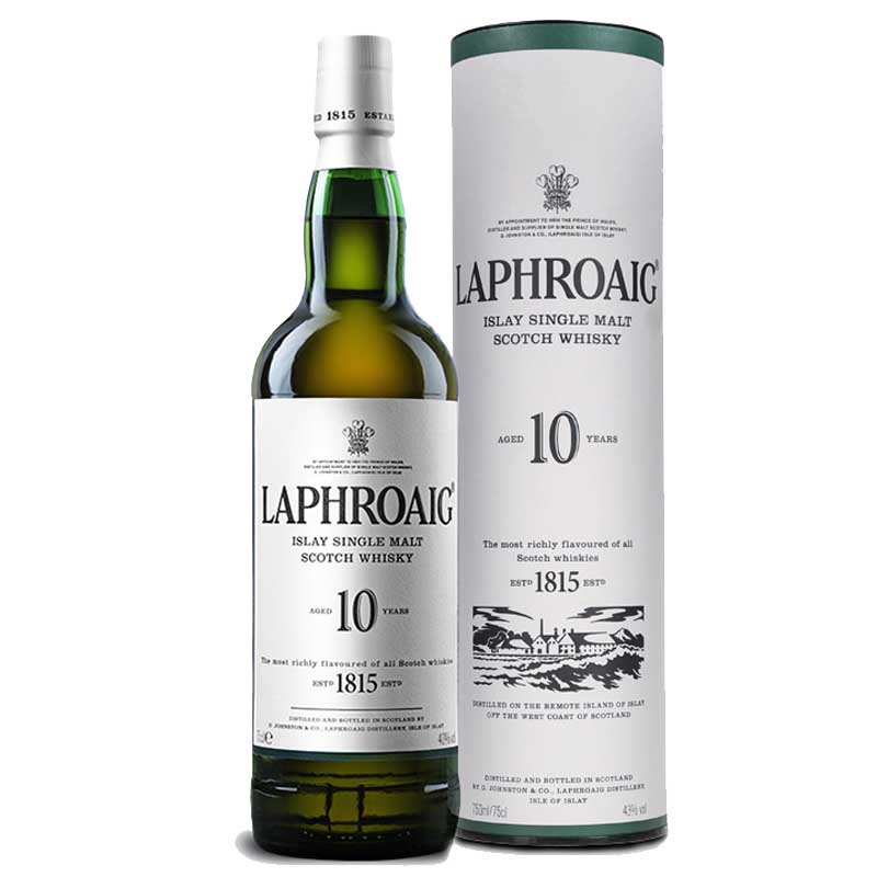 LAPHROAIG 拉弗格 10年 单一麦芽 苏格兰威士忌 40%vol 700ml 礼盒装