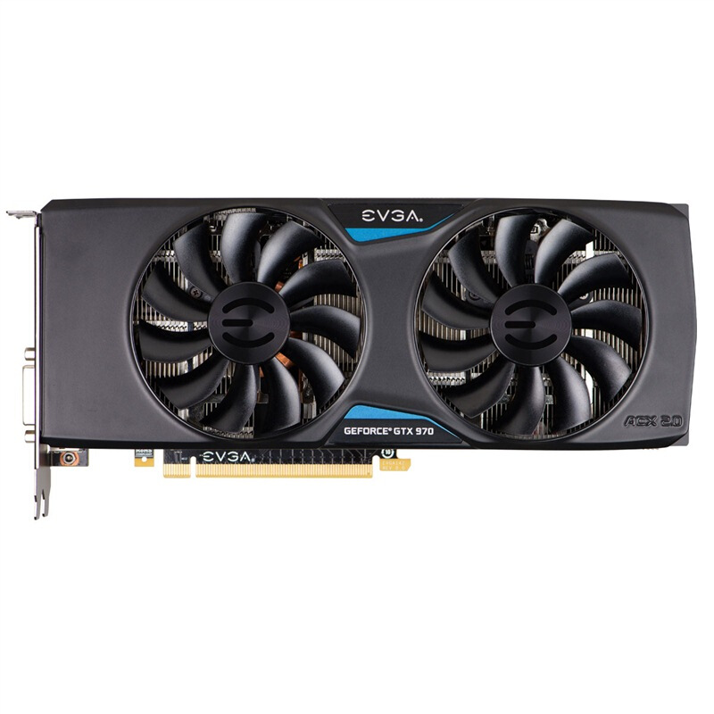 EVGA GeForce GTX 970 4GB SSC ACX 2.0 显卡 4GB 黑色