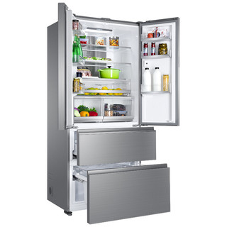 Haier 海尔 馨厨系列 BCD-553WDIBU1 风冷多门冰箱 553L 耀世银