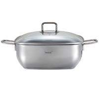 Momscook 慕厨 KN28F10NSG 汤锅(28cm、6.3L、304不锈钢)