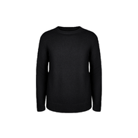 YANXUAN 网易严选 男士圆领羊绒衫 4004700 黑色 S