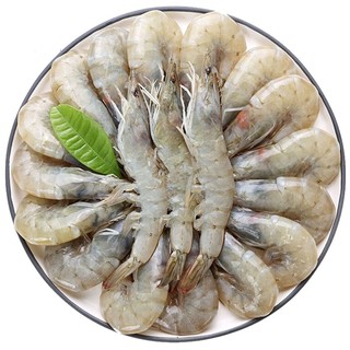 Seamix 禧美海产 厄瓜多尔白虾 1.8kg