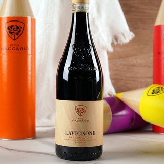 LAVIGNONE 拉维尼 玛卡利欧酒庄巴贝拉干型红葡萄酒 750ml