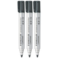 STAEDTLER 施德楼 351 白板笔 黑色 2.0mm 3支装