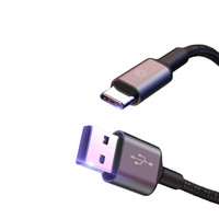 京东京造 JZTCA23BK Type-C 66W 数据线 尼龙编织 2m 黑色