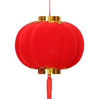 济墨轩 红灯笼挂饰 17cm 4个 红色