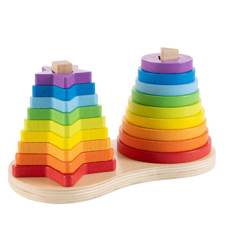 福孩儿 sawt18573 彩虹堆塔 18颗粒