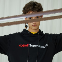 GXG Kodak柯达秋季新款字母刺绣韩版休闲卫衣男上衣
