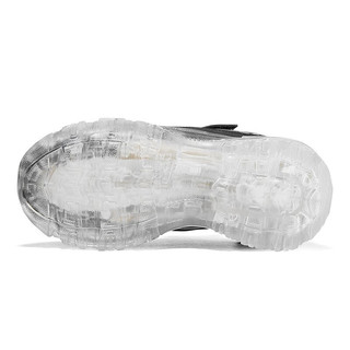 SKECHERS 斯凯奇 冰灯系列 Ice D'lites 女童休闲运动鞋 虎年限定版 317006L/WGD 奶白色/金色 36码