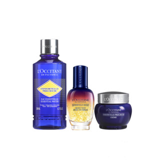 L'OCCITANE 欧舒丹 护肤套装 (腊菊活颜紧致保湿水200ml+面霜50ml+焕活微囊肌底精华液30ml)