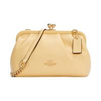 COACH 蔻驰 女士单肩斜挎包 C2875 IMBLK 黄色 小号