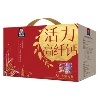 直播专享：QUAKER 桂格 大红大紫礼盒 燕麦片 1.4kg