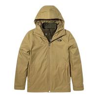 THE NORTH FACE 北面 男子三合一冲锋衣 NF0A7QPJ-6U0 棕色 M