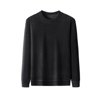 CARTELO 卡帝乐鳄鱼 男士圆领针织衫 JD-XMDS 黑色 XL