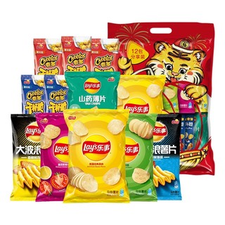 Lay's 乐事 薯片400g大礼包休闲零食 新春大礼包400g