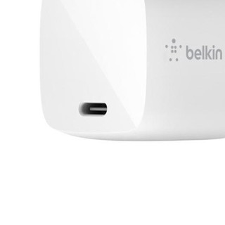 belkin 贝尔金 WCH001yzWH 氮化镓充电器 Type-C 30W 白色